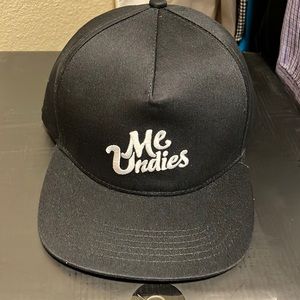 NEW MeUndies cap NEW BNNU bulk / white embroidery MeUndies